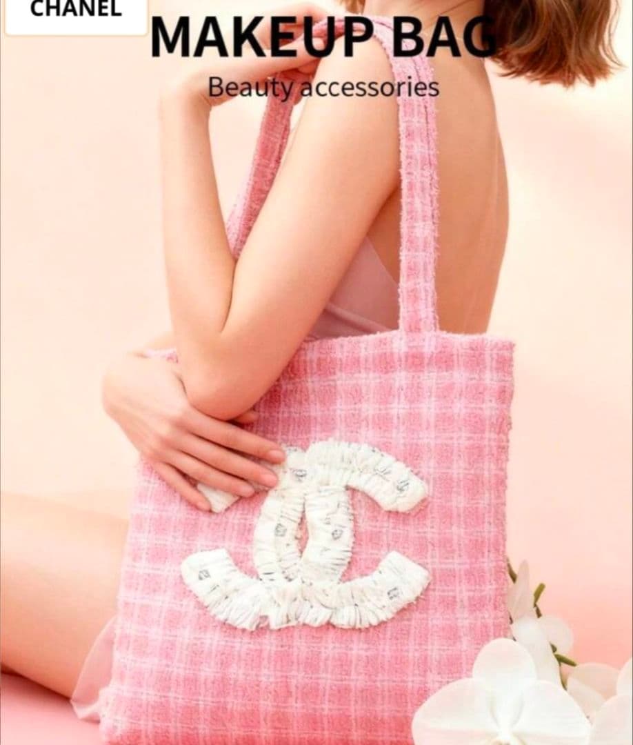 CHANEL メイクアップバッグ ピンクノベルティ海外VIP限定品