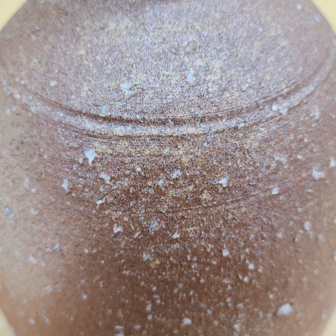 信楽焼 大谷司朗作 花入 高さ7.5寸（約23cm） 共箱なし 本物保証