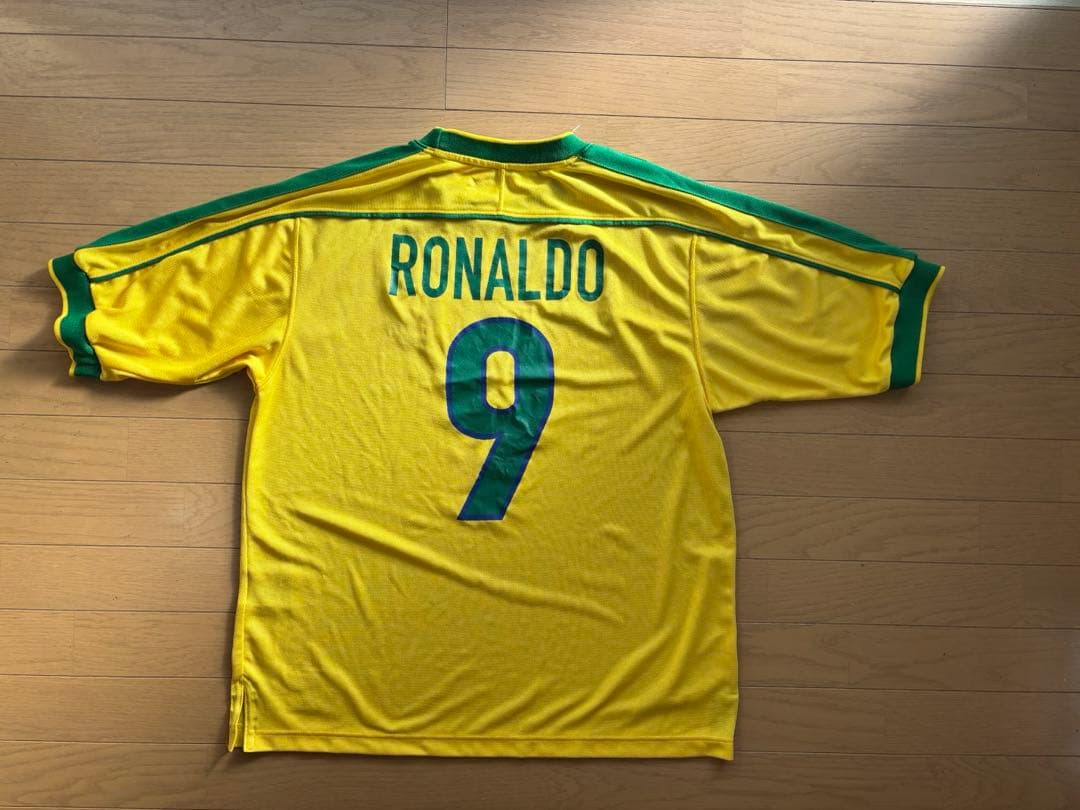 NIKE ブラジル代表 ユニフォーム ロナウド 9番 1998年　L UK製