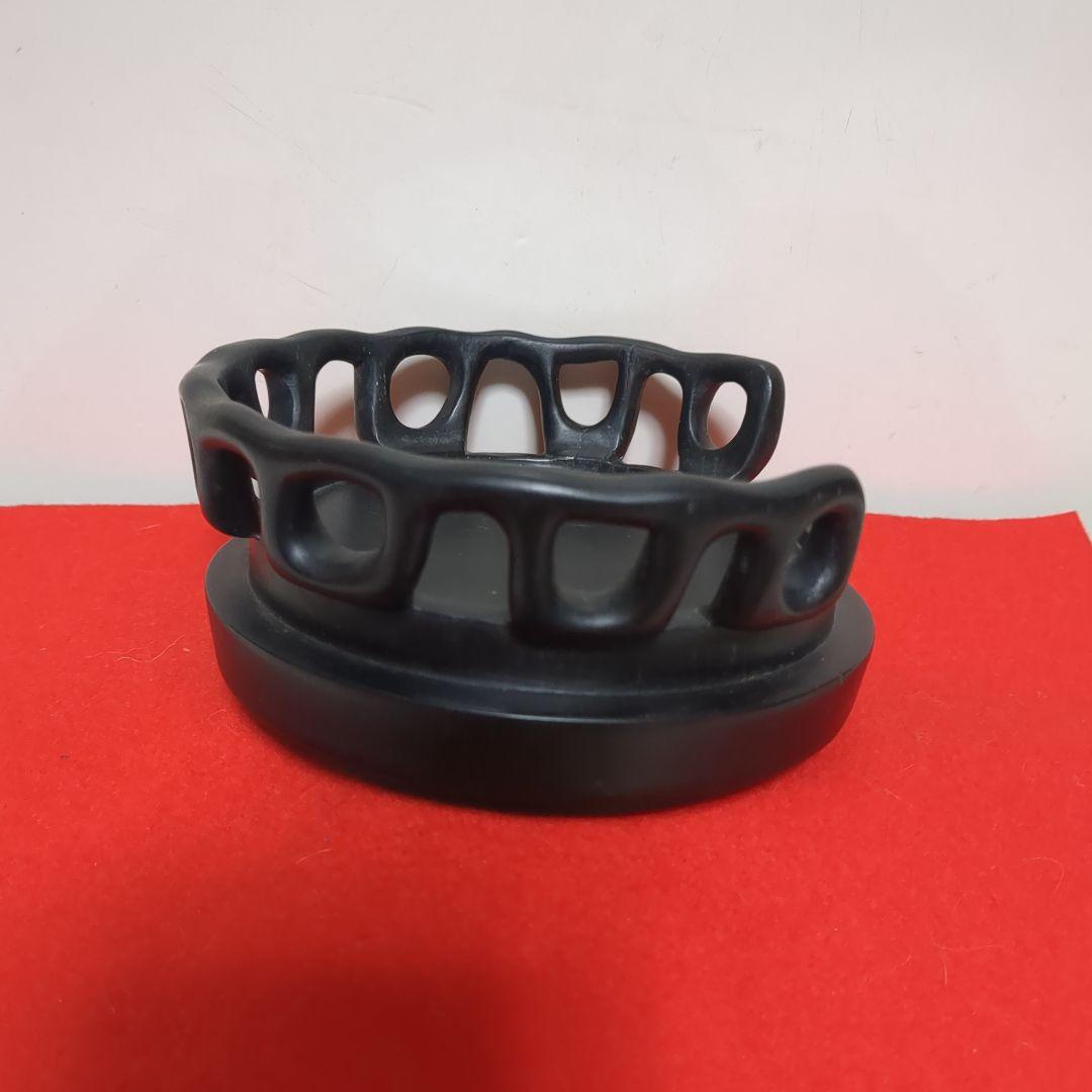 煎茶道具 急須台 黒檀