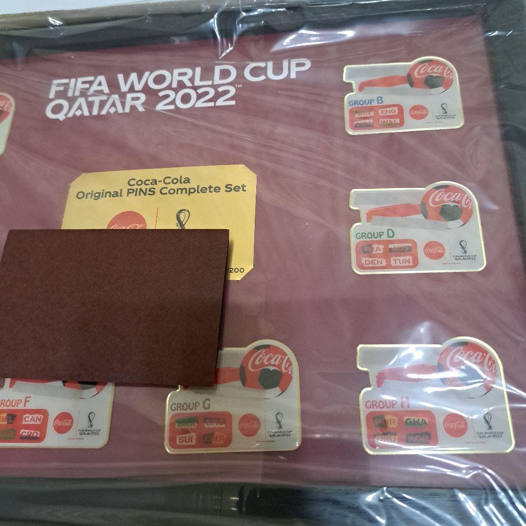 FIFAワールドカップ2022 コカ・コーラ ピンズセット　純金