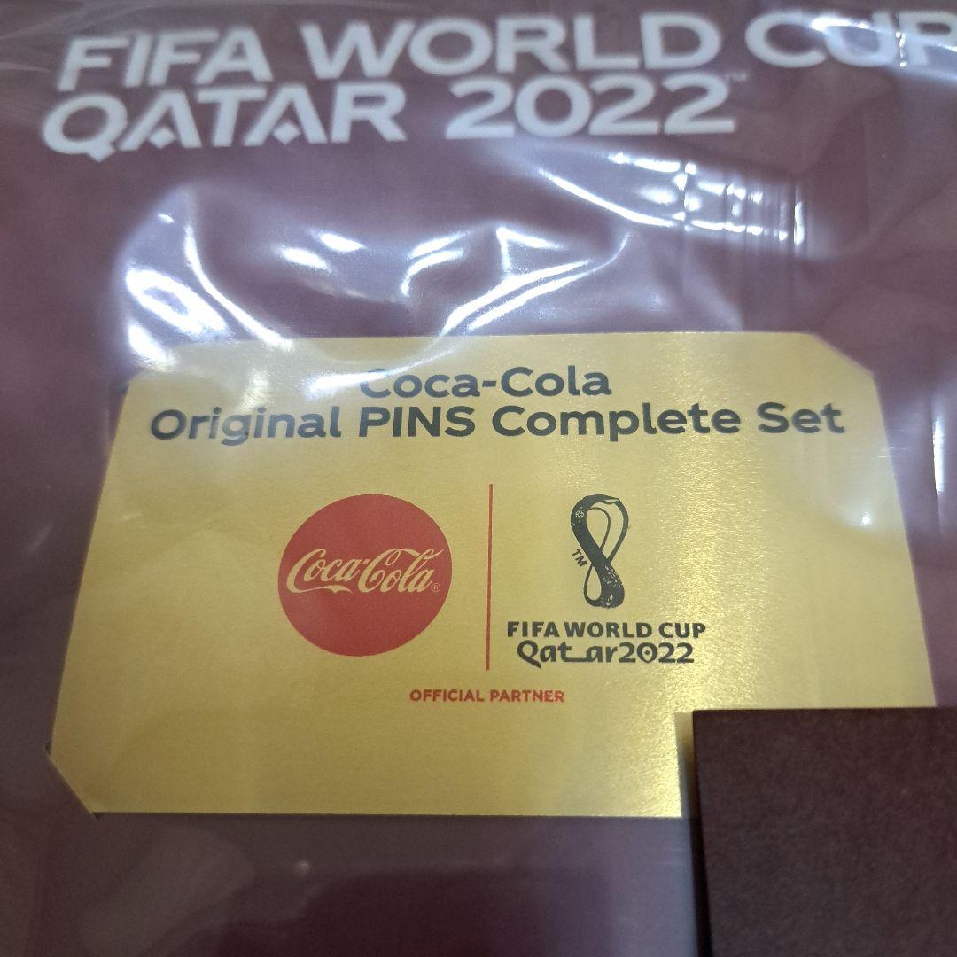 FIFAワールドカップ2022 コカ・コーラ ピンズセット　純金
