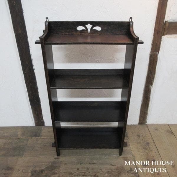 イギリス アンティーク 家具 ブックシェルフ ブックケース 本棚 6155e