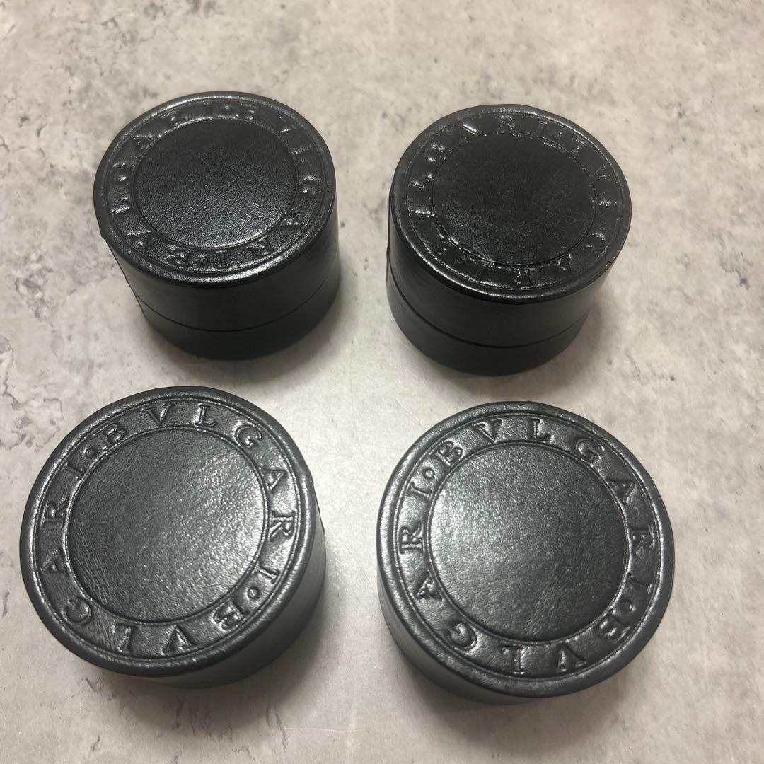 BVLGARI レザーギフト箱 4個セット
