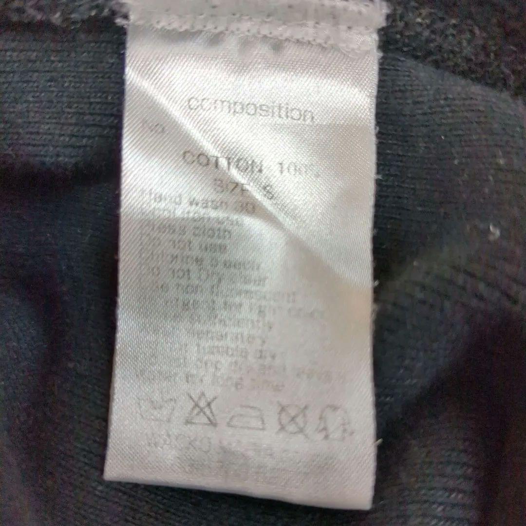 ワコマリア ワンポイント スウェット バックプリント ブラック Sサイズ