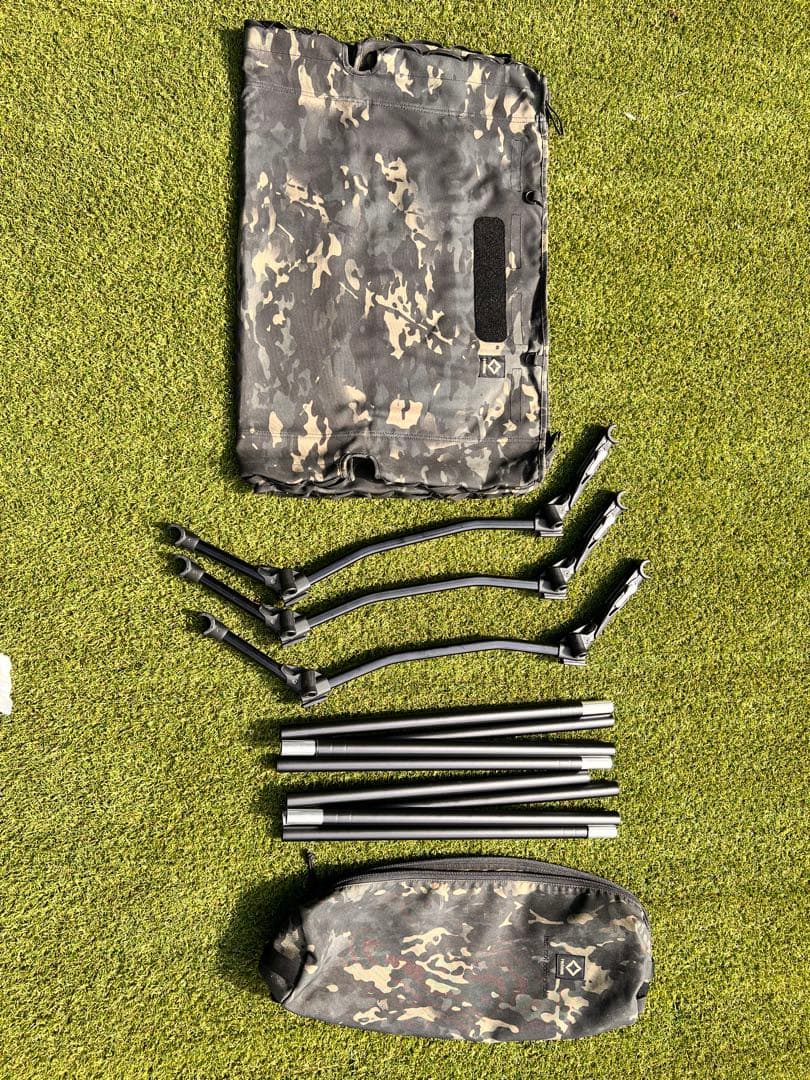 最終値下げ！Helinox タクティカルコット マルチカムブラック　廃盤品