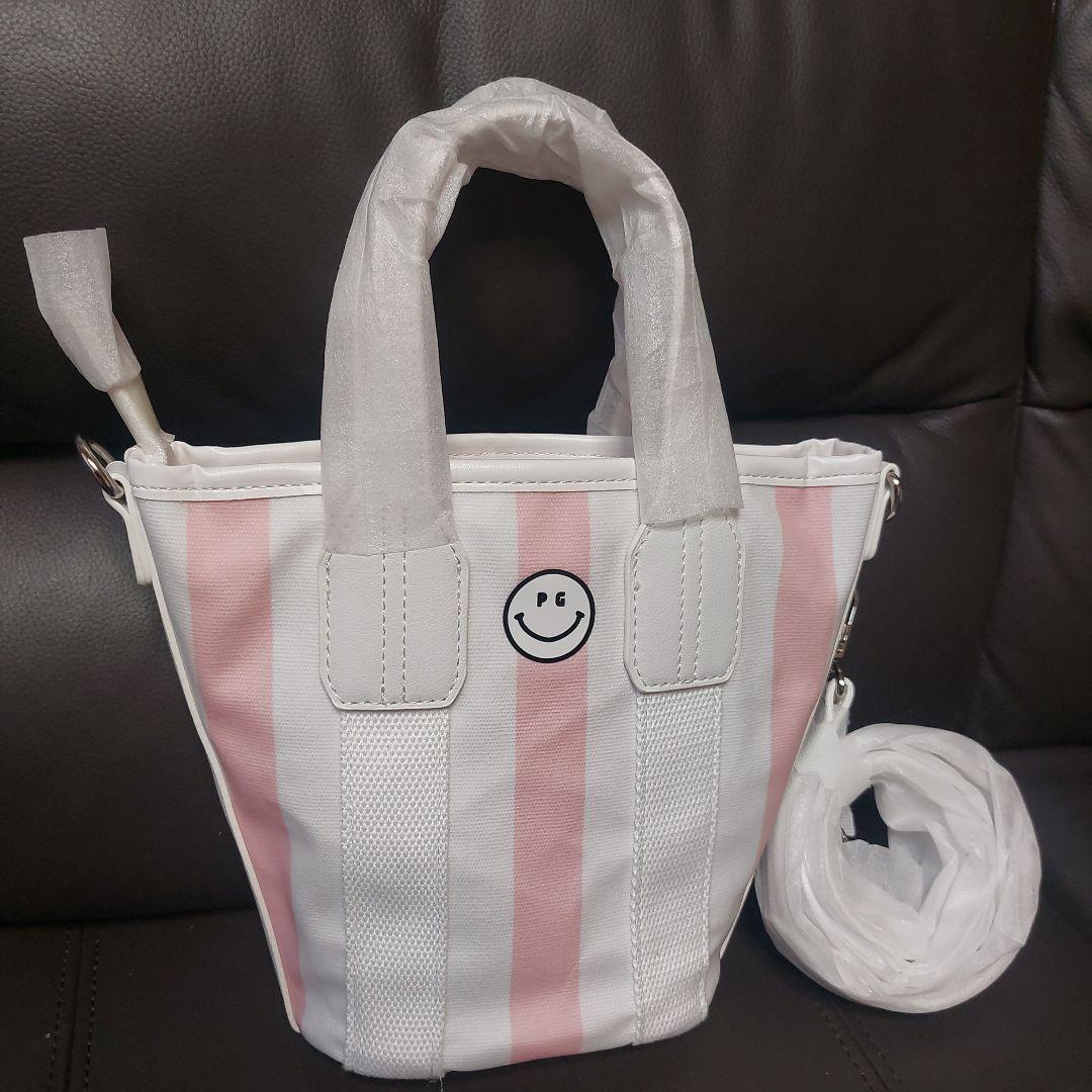 PEARLY GATES ストライプゴルフバッグ