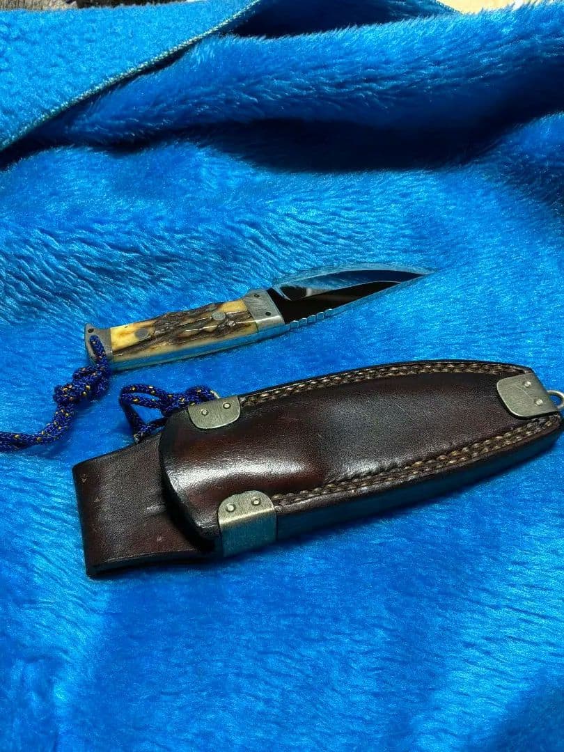 (1月20日までの限定お値下げ中)北野勝己　スタッグハンドル　ナイフ