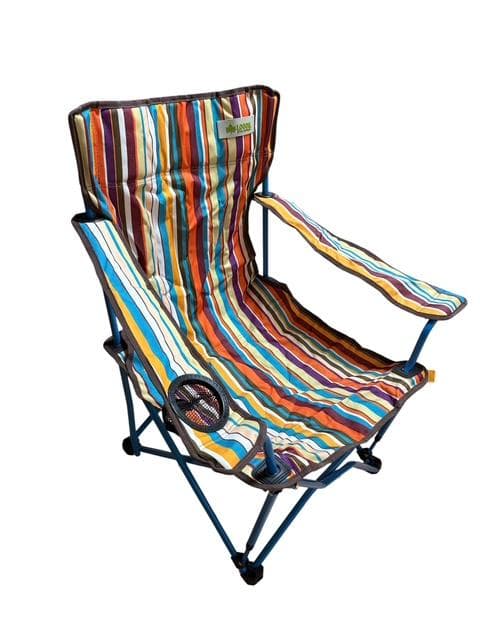 LOGOS ロゴス ストライプ ヒーリングチェア・ポケットプラス チェア 4脚