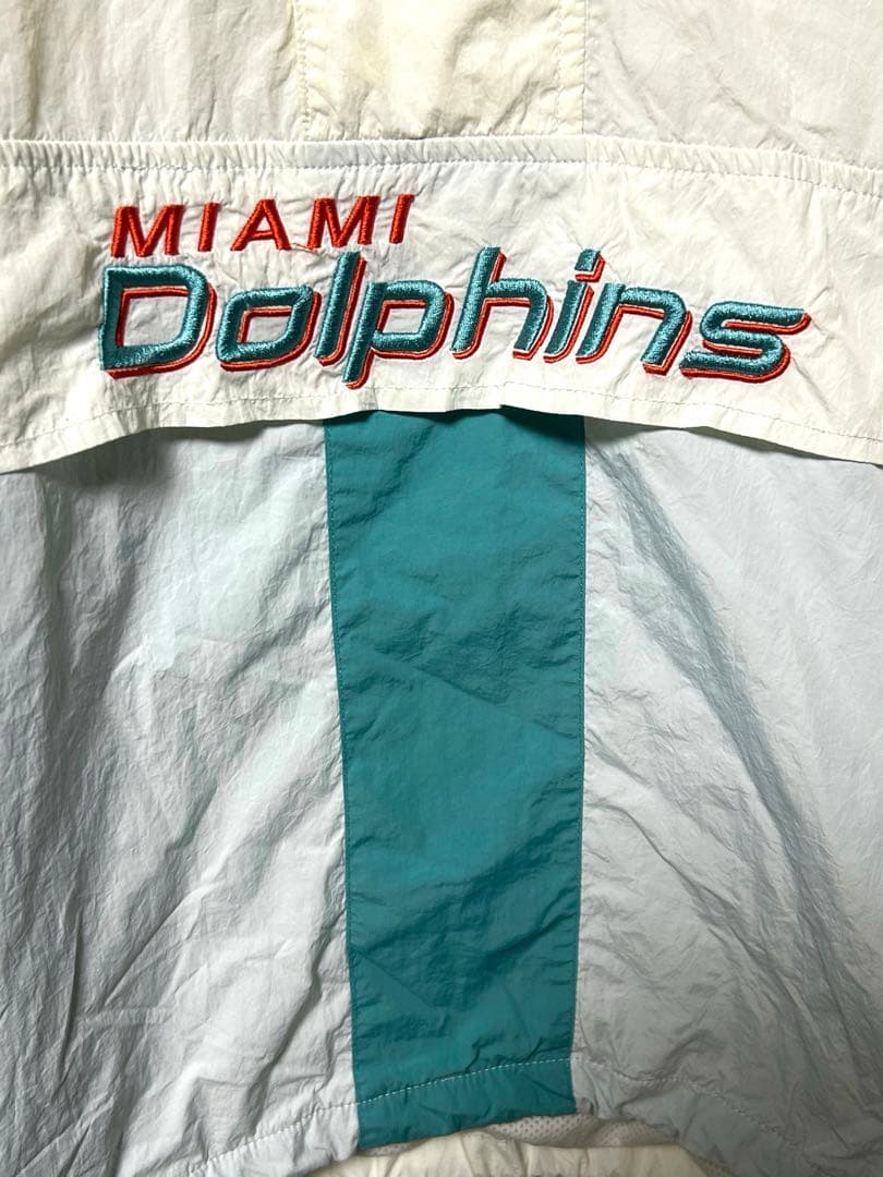 Perushu × NFL コラボナイロンスタンドネックアノラックブルゾン　完売