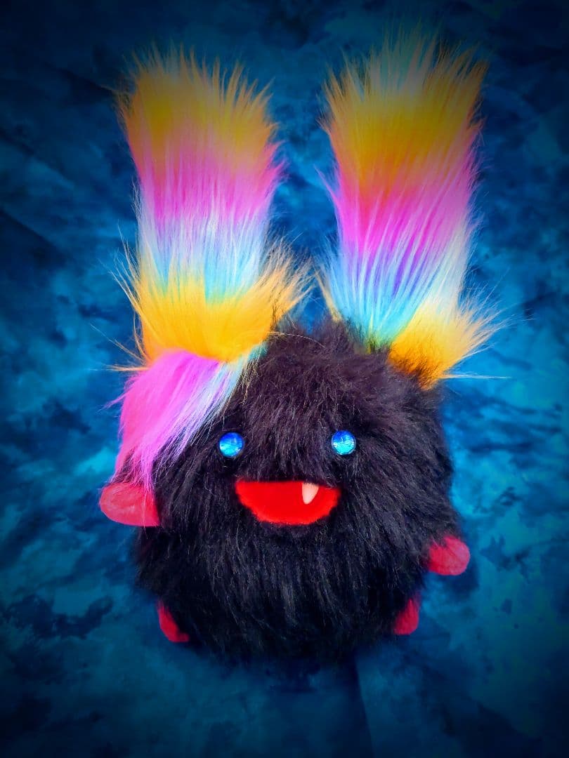 まんまるんモンスター♥人形 アートドールおばけ幻獣 ハンドメイドぬいぐるみ