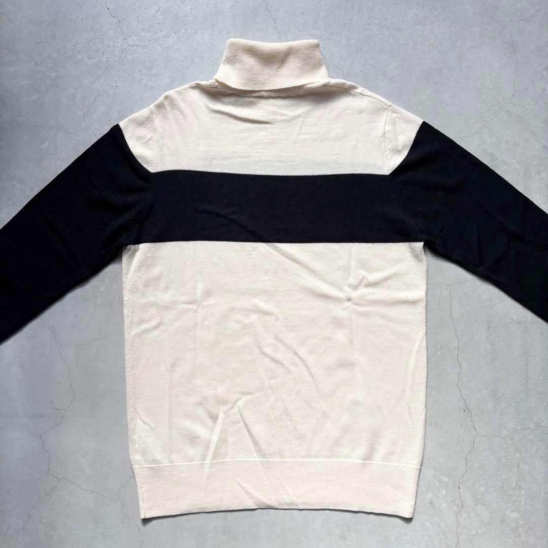 JUN&ROPE’ ジュンアンドロペ ウールニットタートルネックセーター ロゴ