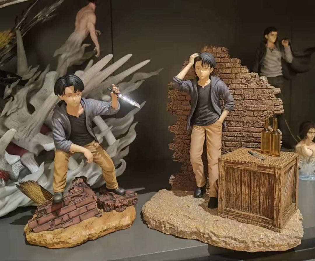 進撃の巨人 リヴァイ·アッカーマン ガレージキット ガレキ スタチュー③