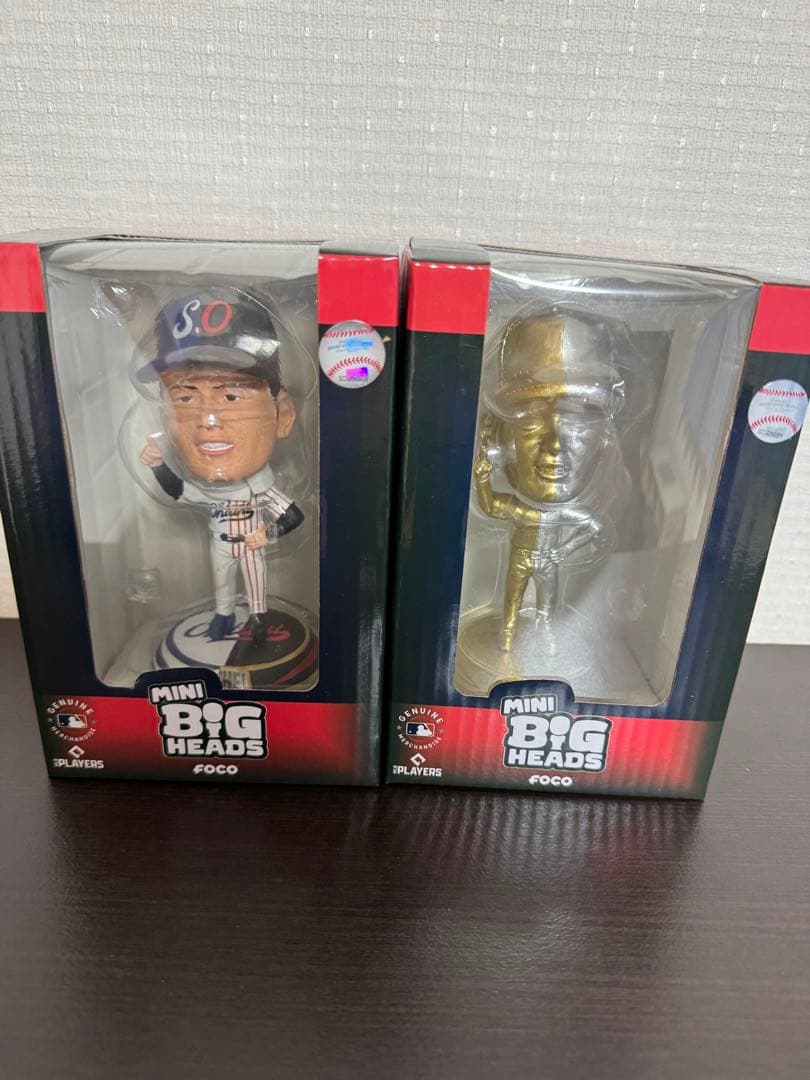 FOCO MINI BIG HEADS 大谷翔平 ボブルヘッド人形 2体セット