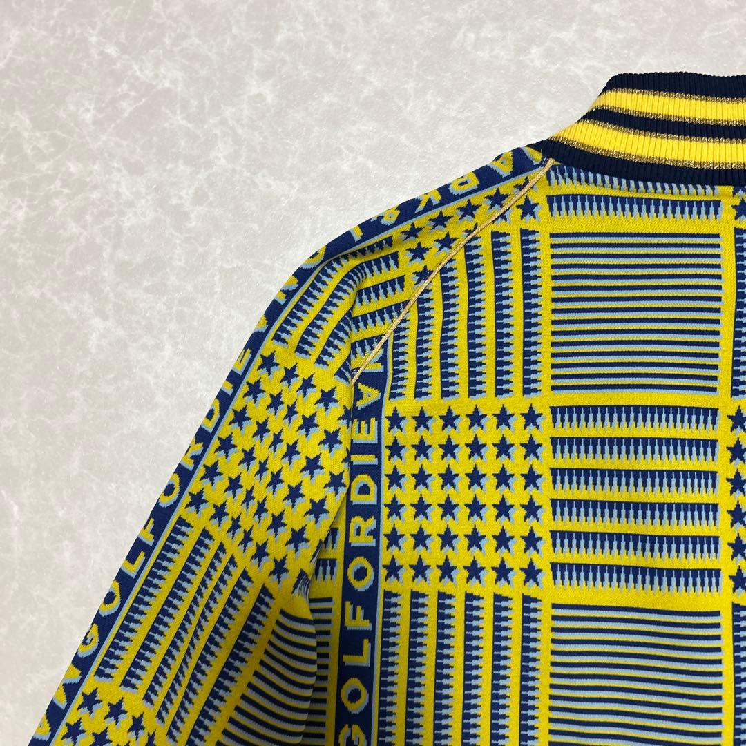 マークアンドロナ★総柄★スター★スカル★ハーフジップ【メンズ サイズ48（L）】