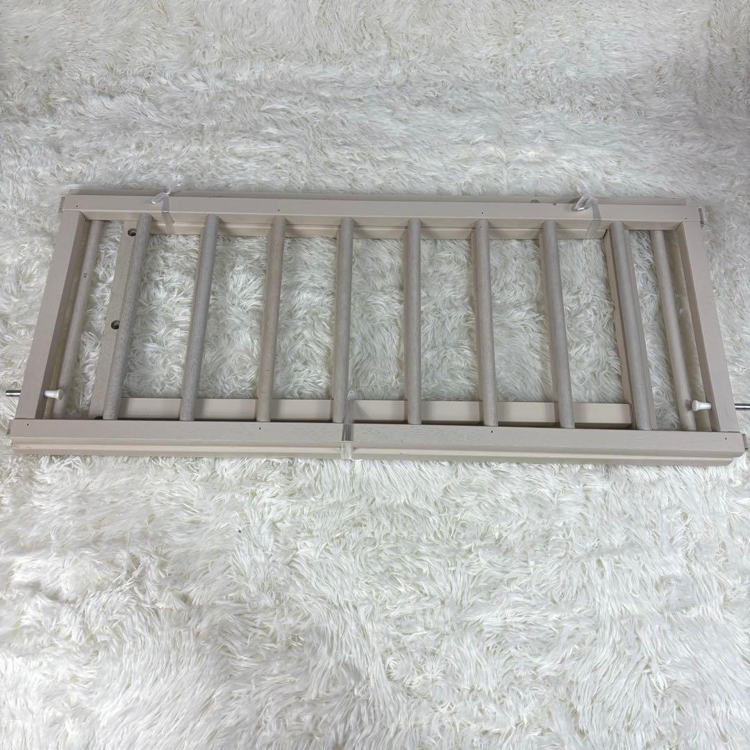 『送料無料』キンタロー　ハイタイプベビーベッド ミニ ポム ヌーベル ホワイト