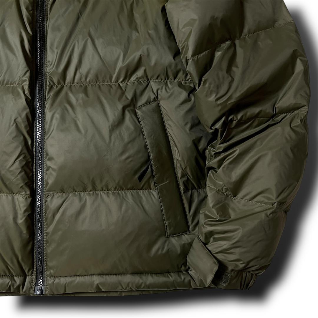 M ノースフェイス RDSグースダウン ハイブリッド ダウンジャケット ヌプシ