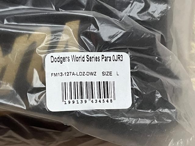 大谷翔平ワールドシリーズ2連覇優勝記念FanaticsパレードブラックフーディL