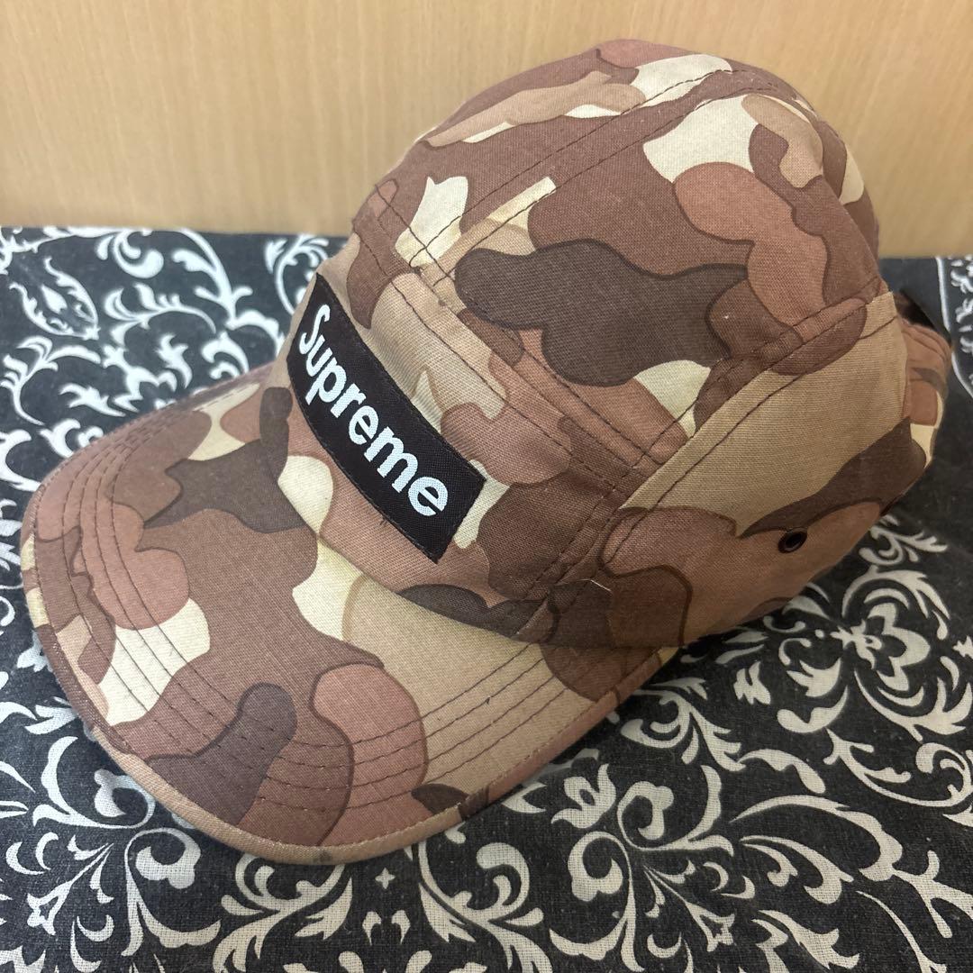 Supreme 迷彩キャップ 調整可能