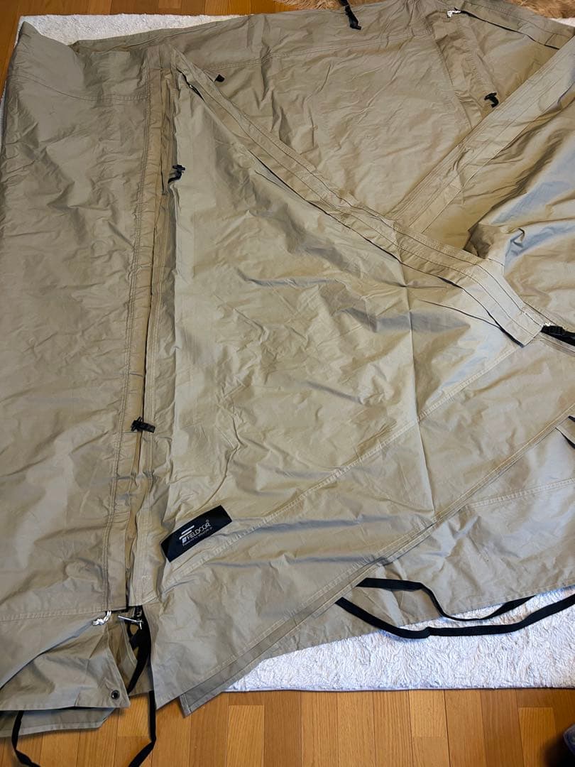 FIELDOOR パップテント TC 320 （サイドシート +前幕付き）