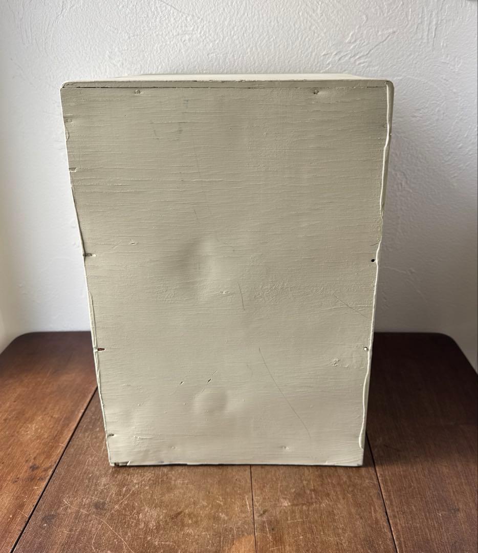 古道具　5杯の小引き出し　昭和レトロ　木製ドロワー　アンティーク