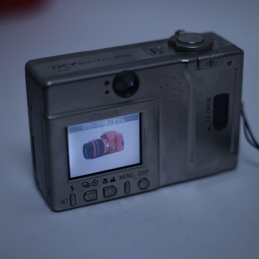 スマホ転送可 デジタルカメラ　Canon IXY DIGITAL200　カード付
