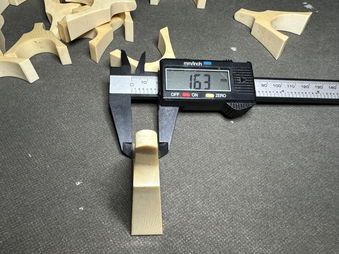 極上　三線　琴柱 筝柱　天然素材 14個セット 和楽器　御琴　御箏琴柱