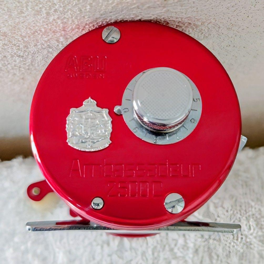 極美品 ABU アブ アンバサダー 2500C ノスタルジア レッド