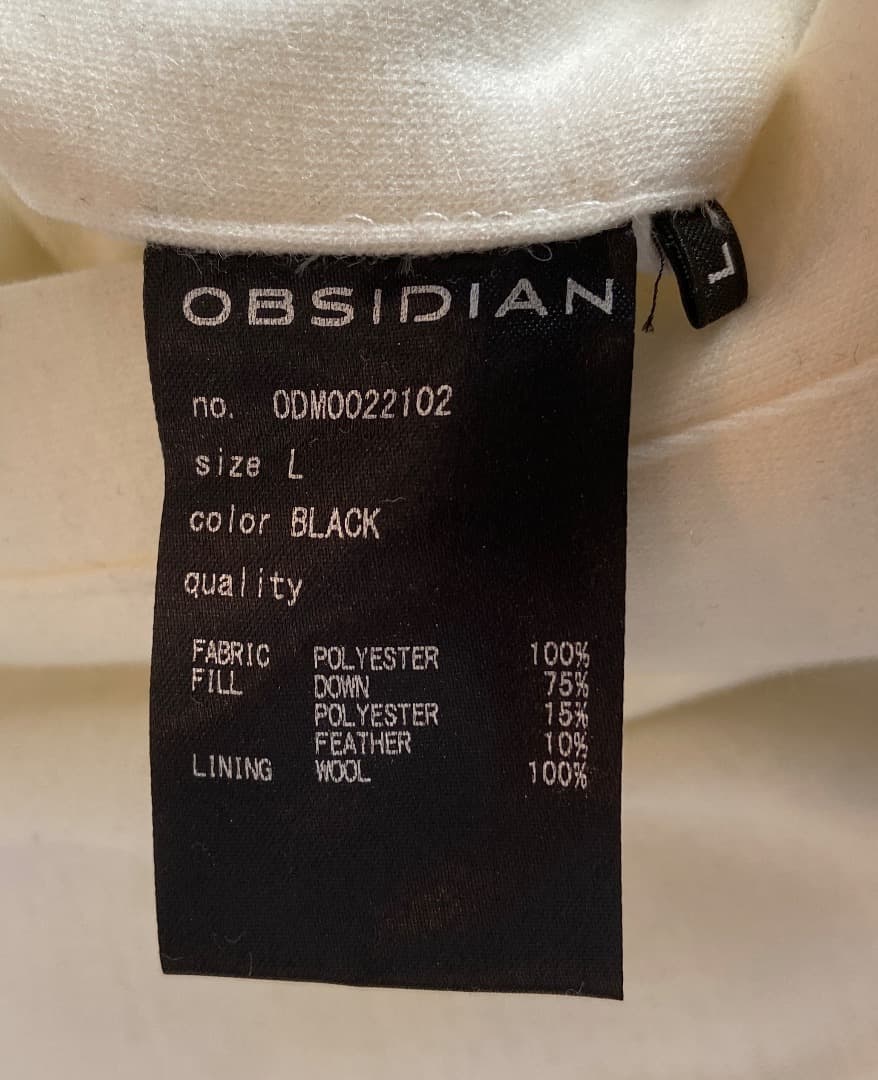 OBSIDIAN/オブシディアン　リバーシブルダウンベスト