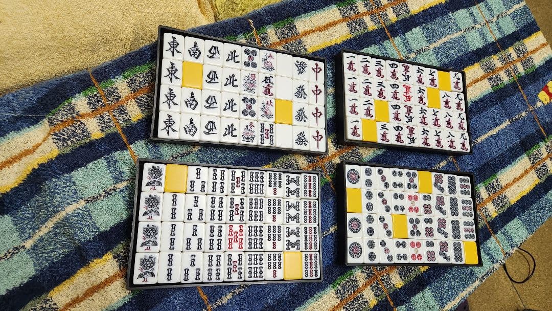 特大 麻雀牌 Ｌサイズ まーじゃんぱい マージャンパイ 麻雀牌一式 Lサイズ