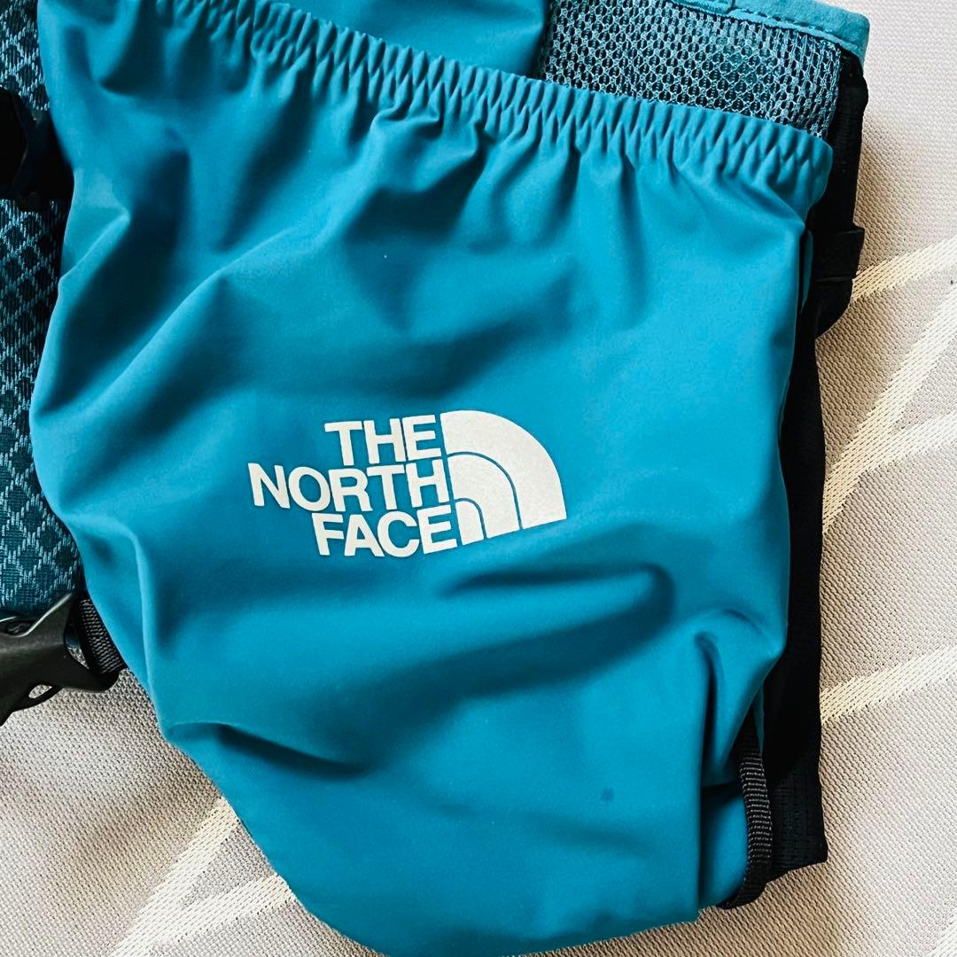 美品】ザノースフェイス トレランリュックNM62393ブルー10L/Lサイズ