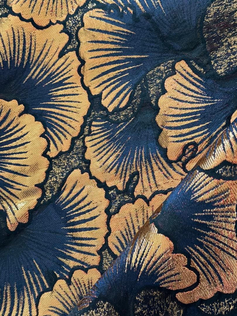 大人兵児帯【シャクヤク紅】【イチョウ】　のセット