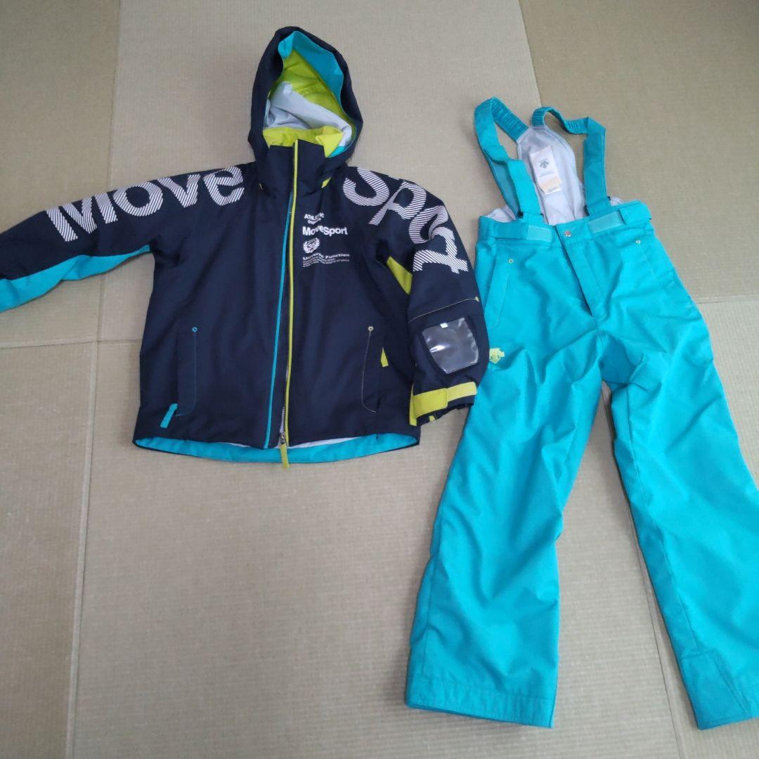 DESCENTE スキーウェアー140 手袋付き