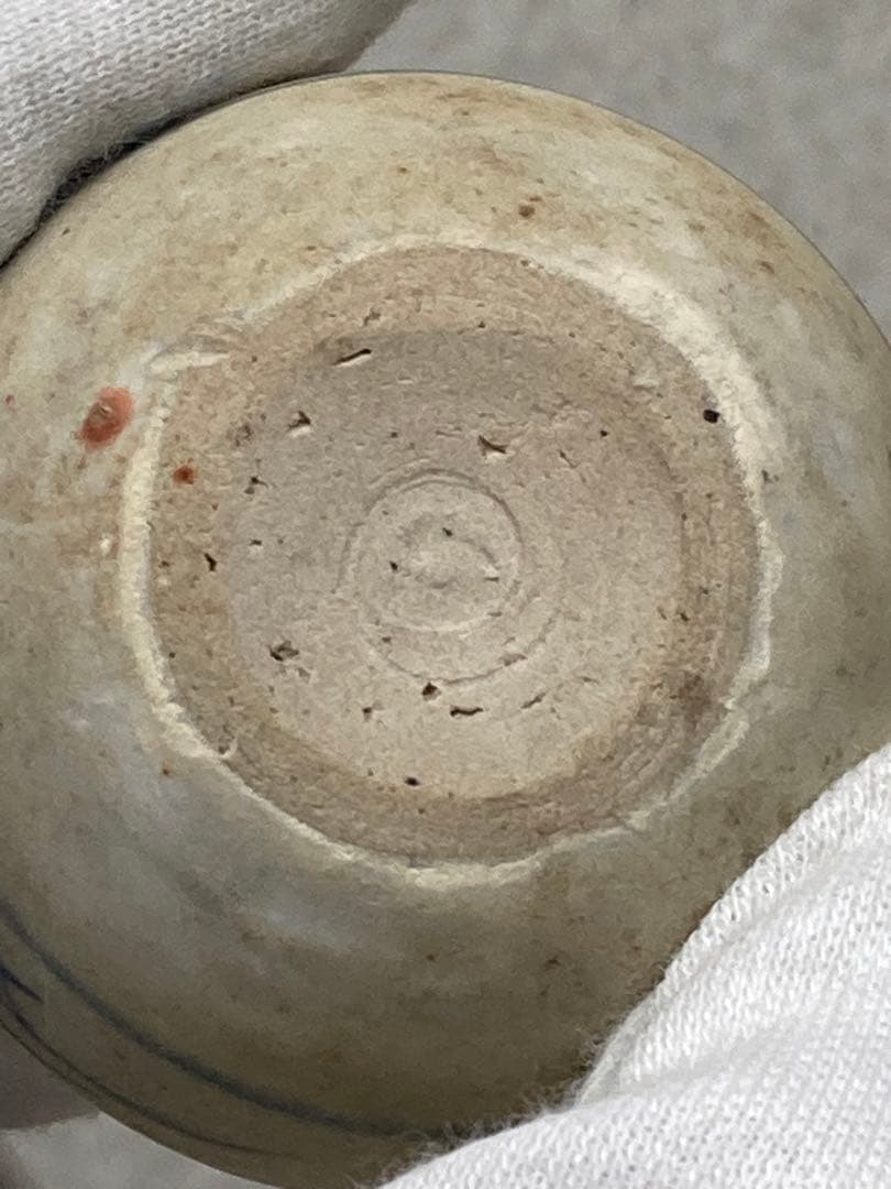 希少 15世紀～16世紀 安南染付 鳥図小壷 茶入 煎茶道具 茶道具