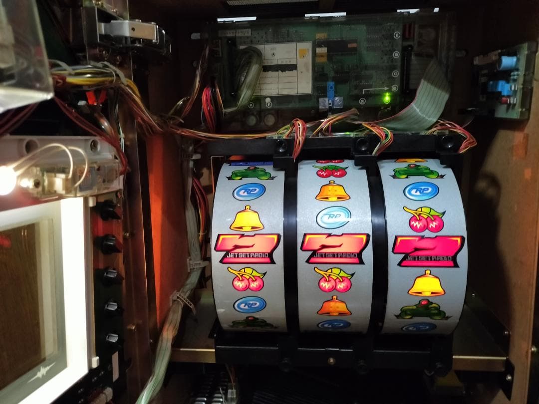 【パチスロ実機】ロデオ★ジェットセットラジオ【不要機付】４号機・人気台