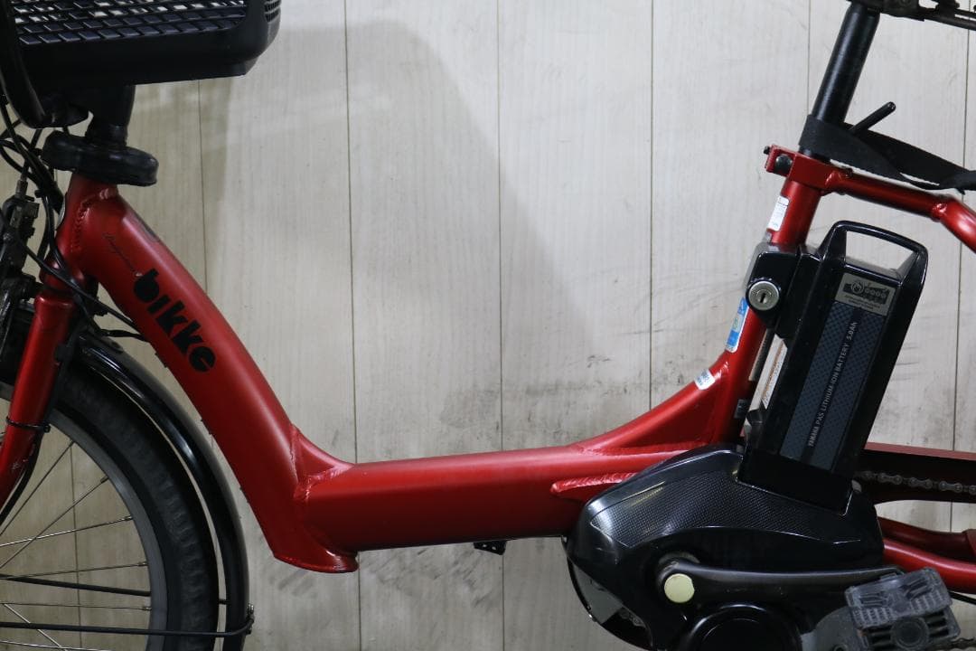 ブリヂストンBR0C49ビッケ POLAR e 20型8.7AH 3段 RED