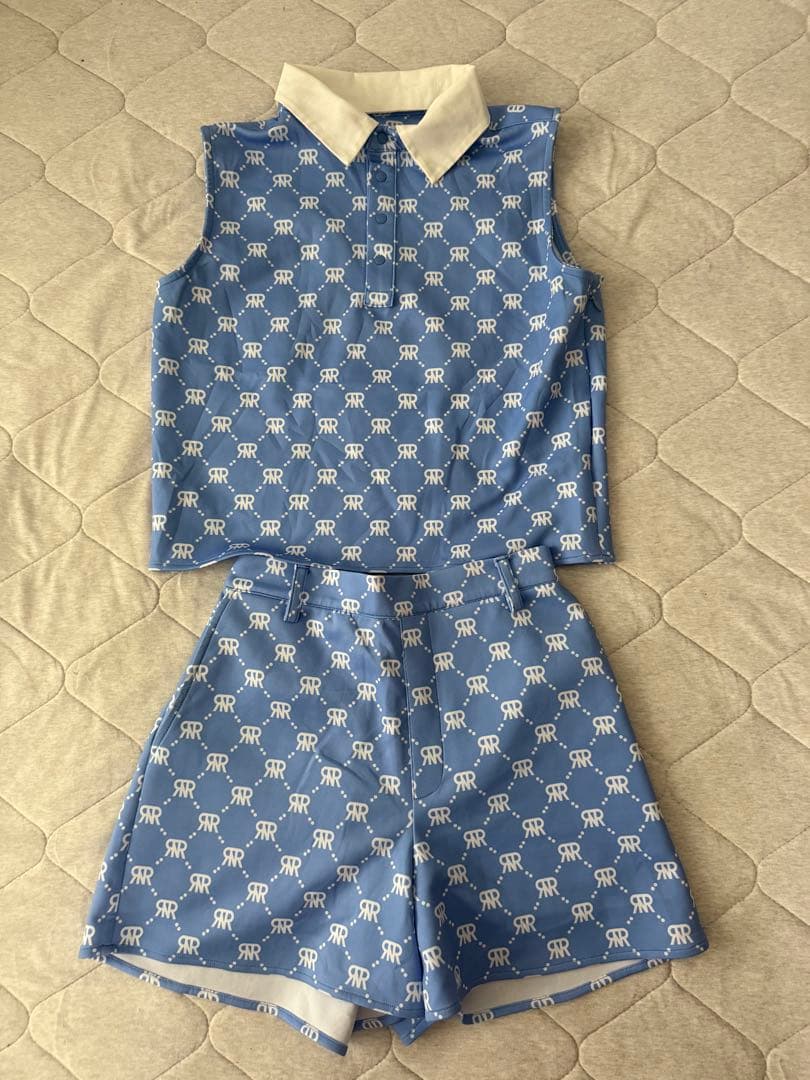 【お値下げ】noelreussir セットアップ　ブルー