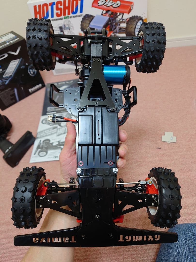 タミヤ ホットショット フルセットに変更！ ブラシレス仕様 4WD バギー