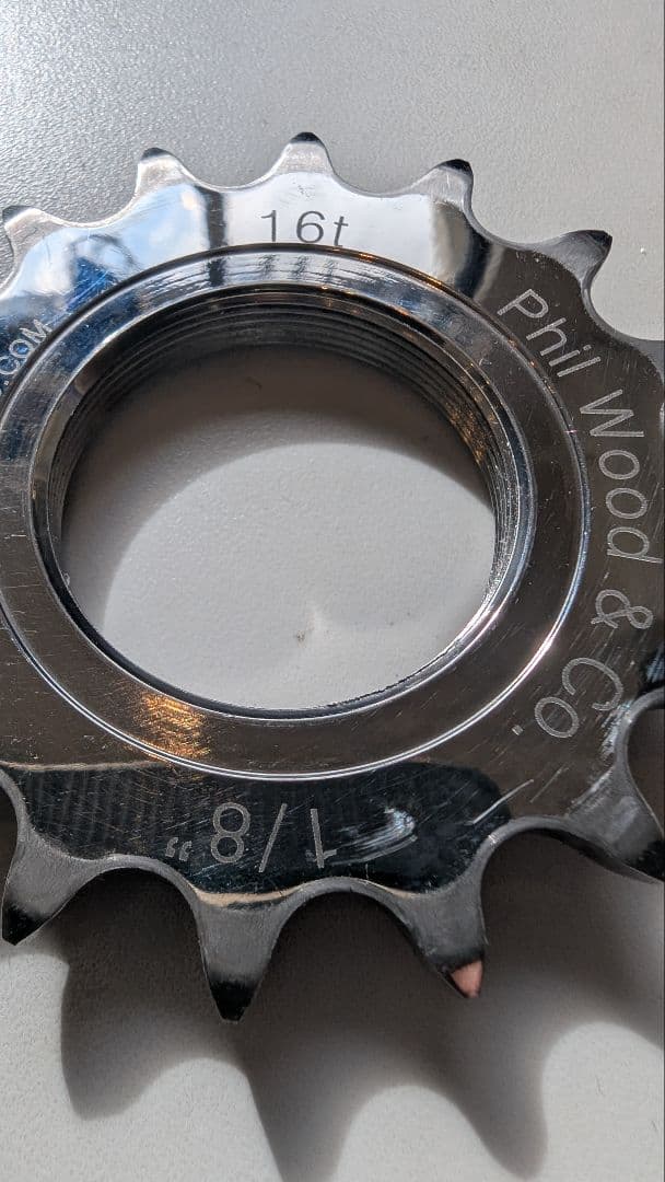 PHILWOOD track cog 16T コグ フィルウッド