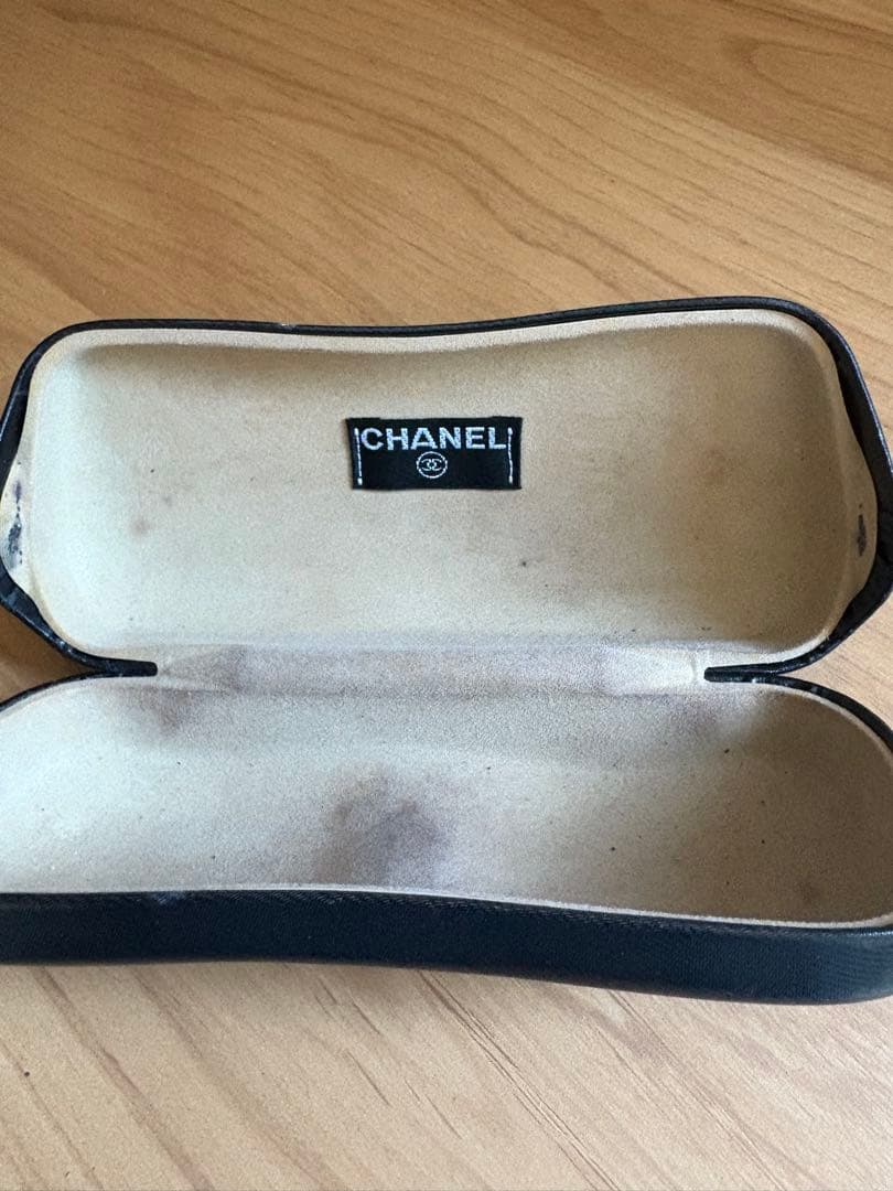 CHANEL　リムレス　サングラス　ラインストーン　ピンク　グラデーション　縁無