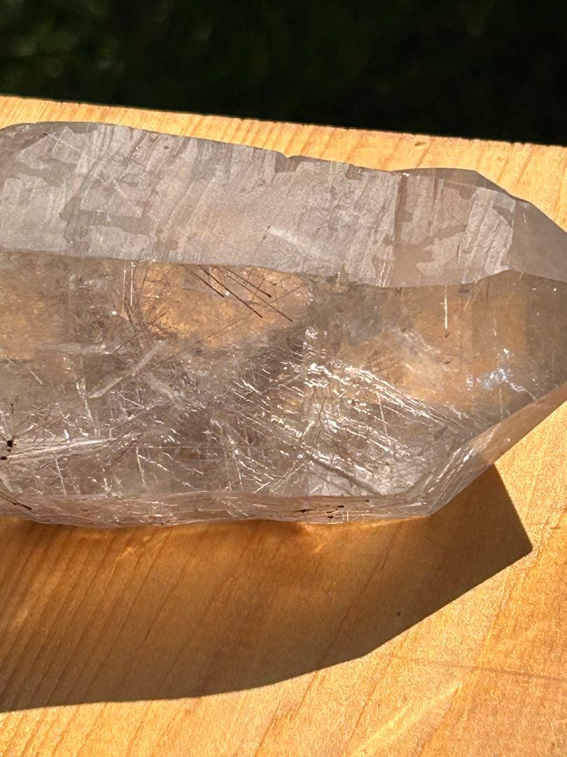 ブラウンルチル原石カテドラルAAAAAレインボー入 希少価値‼️SALE中