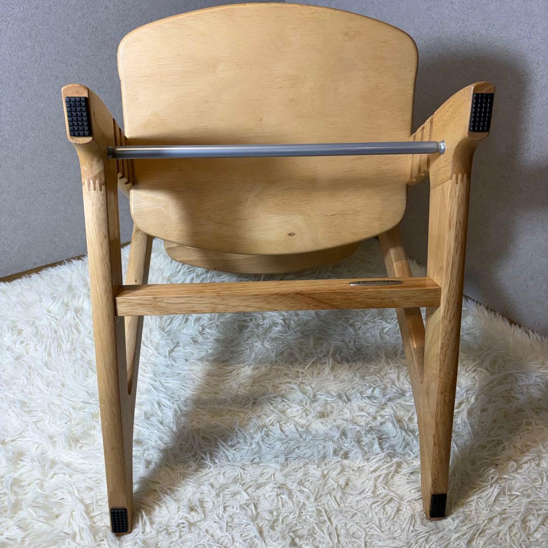 美品 大和屋　すくすくスリムプラスチェア　テーブル＆ガード付　六角レンチ付