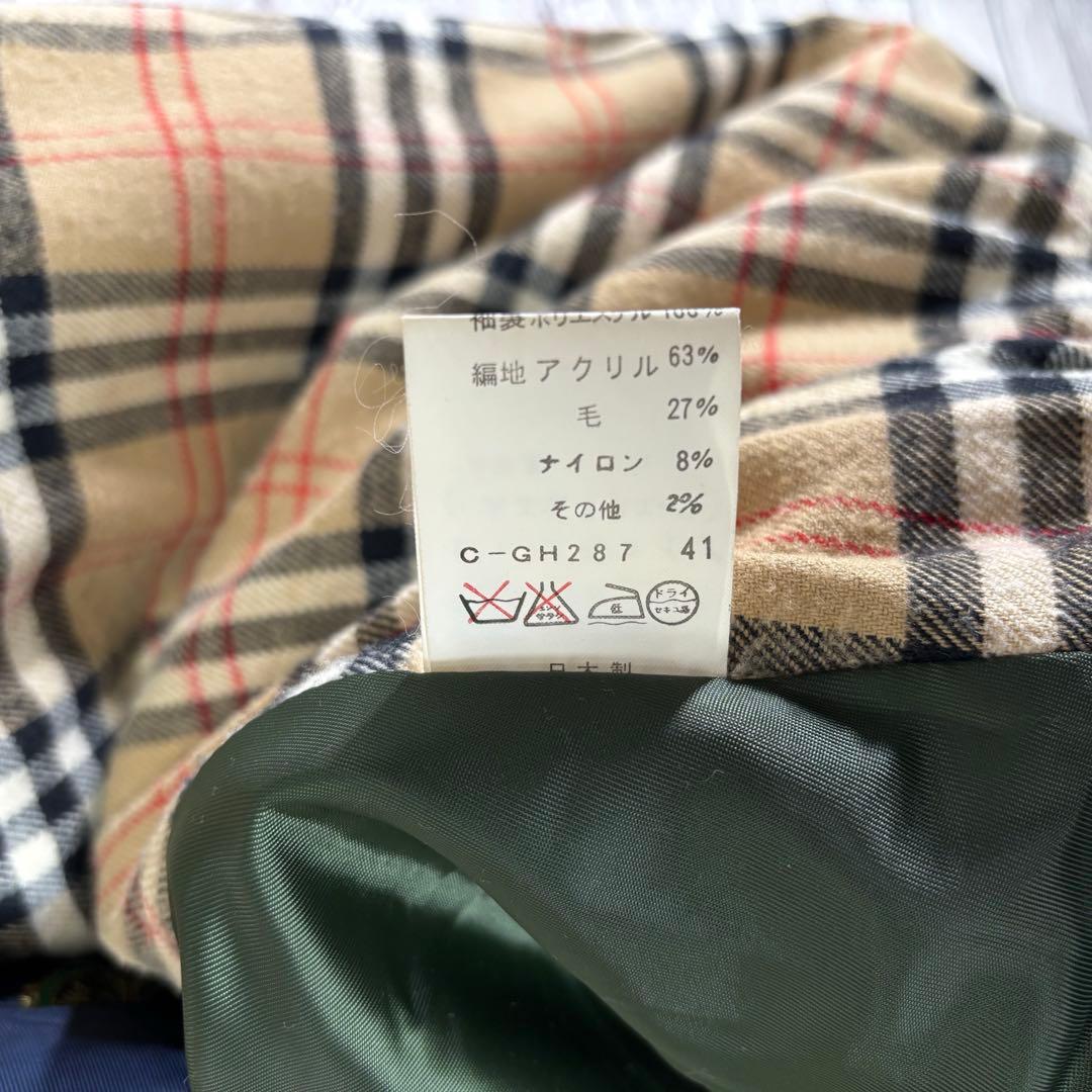 Vintage スウィングトップ スエード Lsize 裏地チェック 豪華ボタン