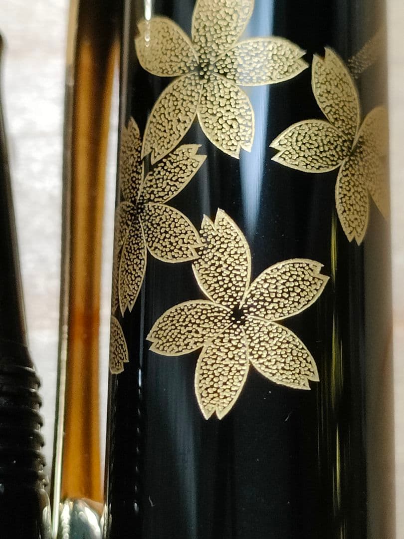 NAMIKI PILOT 18K 万年筆 桜　蒔絵　沈金