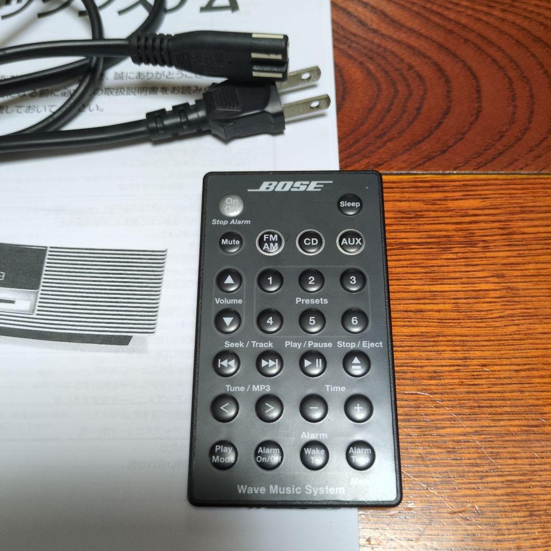 Bose WAVE MUSIC SYSTEM完動品　純正リモコン純正コード取説