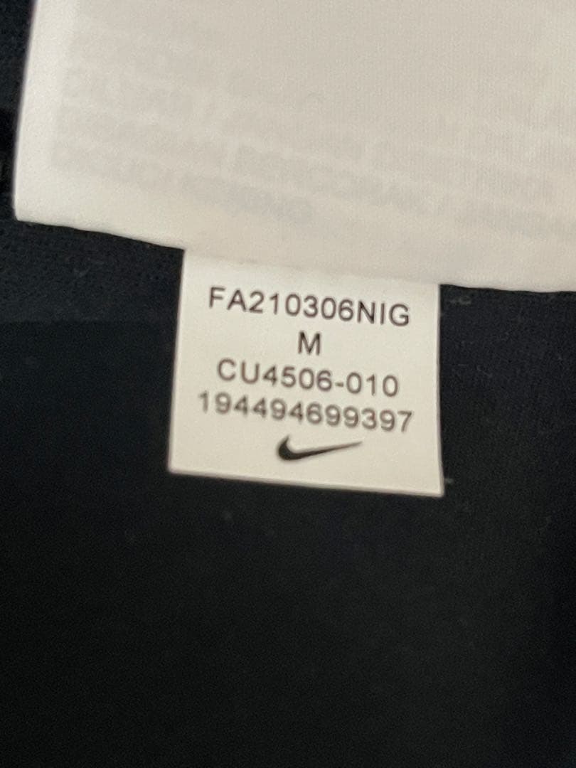 【希少】NIKE クルーネック版 テックフリース セットアップ 黒M 極美品