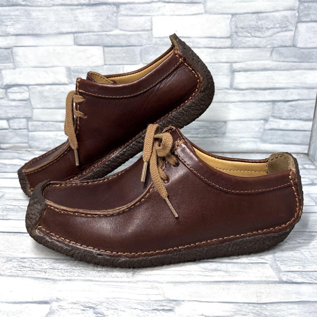 ✨美品✨クラークスオリジナルズ ワラビー ナタリー ブラウン 22.5cm
