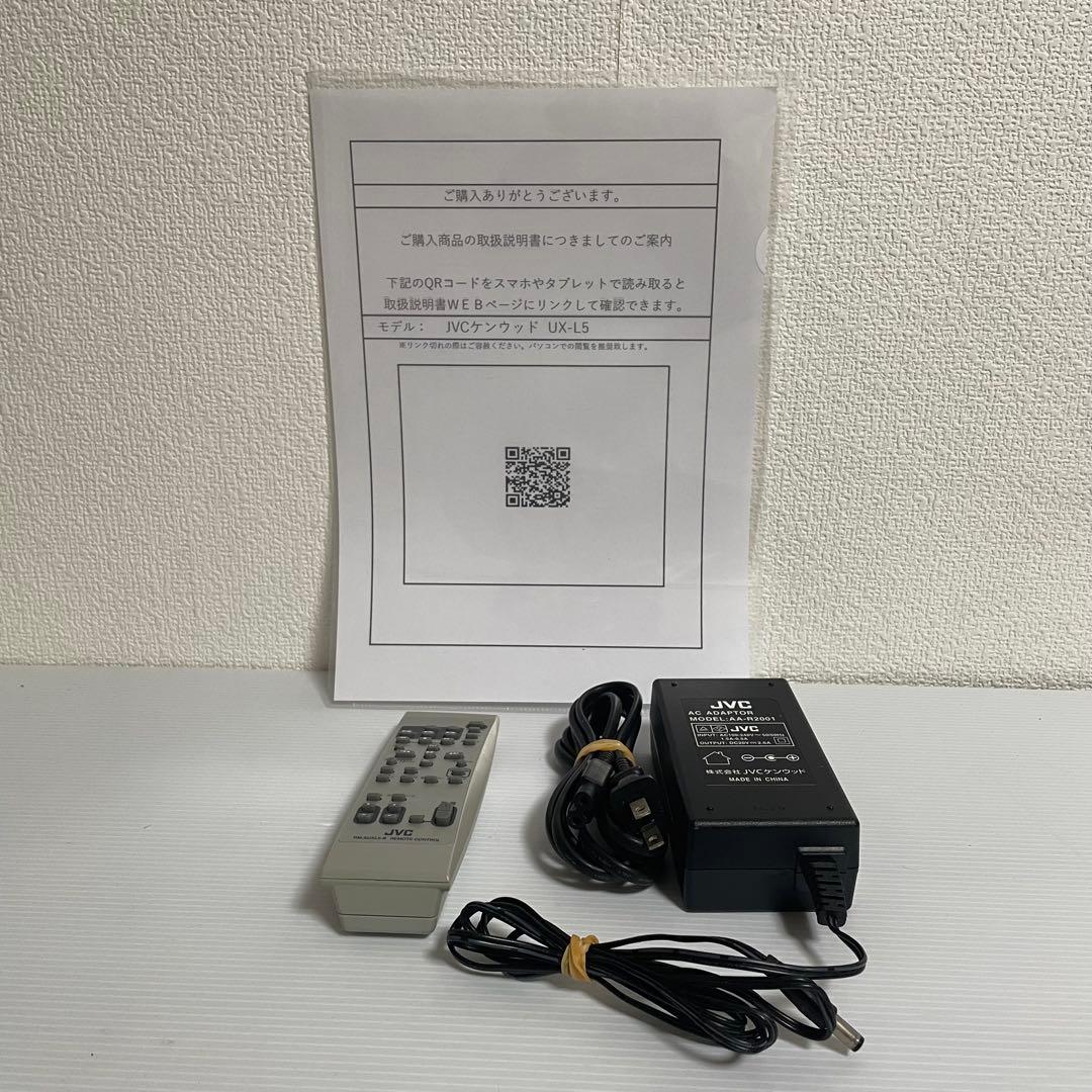 JVCケンウッド マイクロコンポ UX-L5-B CD Bluetooth