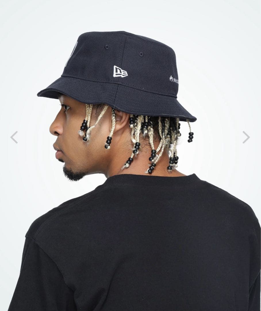 ミセスx NEW ERA BUCKET01 MGA LOGO HAT NAVY