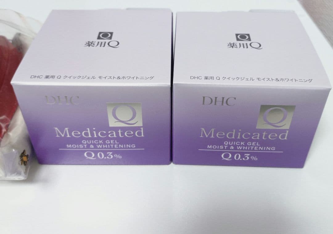 DHC薬用Qクイックジェル モイスト＆ホワイトニング２個セットノベルティ付